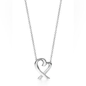 Tiffany Paloma Picasso Loving Heart Pendant Necklace